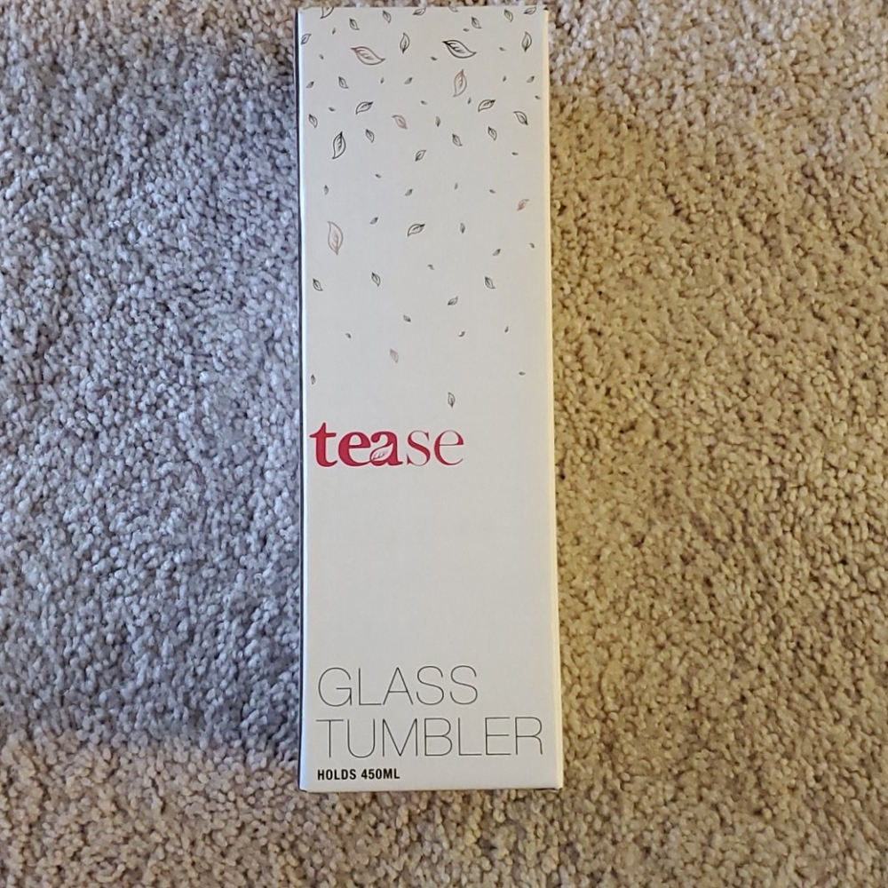 Tease glass tumbler
